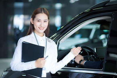 汽车销售商务女性